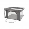 Kidnort Snoen Πτυσσόμενο Πάρκο για μωρά ορθογώνιο 126×126 Playzen Grey (KID000078)