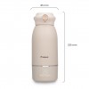 Φορητός θερμαντήρας γάλακτος Sjolove Beige 450ml (KNELE000029)