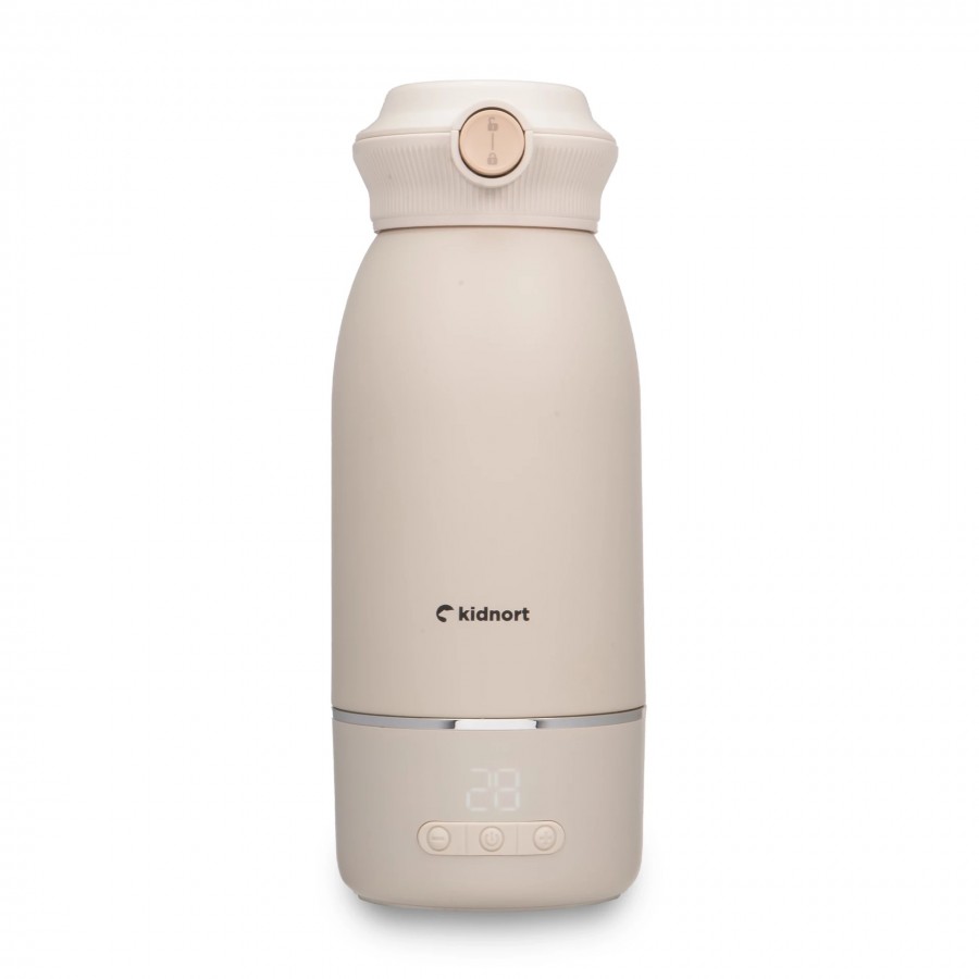 Φορητός θερμαντήρας γάλακτος Sjolove Beige 450ml (KNELE000029)