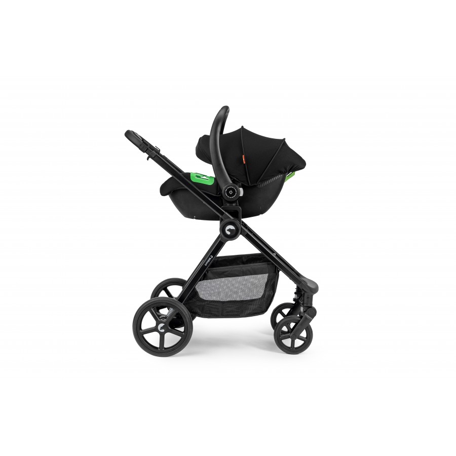 Kidnort Πολυκαρότσι Alskar 3σε1 Grey με Δώρο τη Βάση Isofix  (ZES000029)