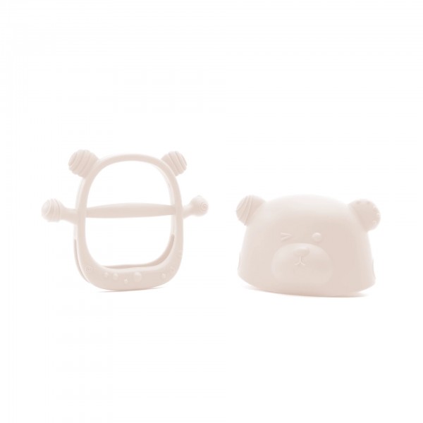 Kidnort Μασητικό Σιλικόνης Glitre Beige (KID000031)