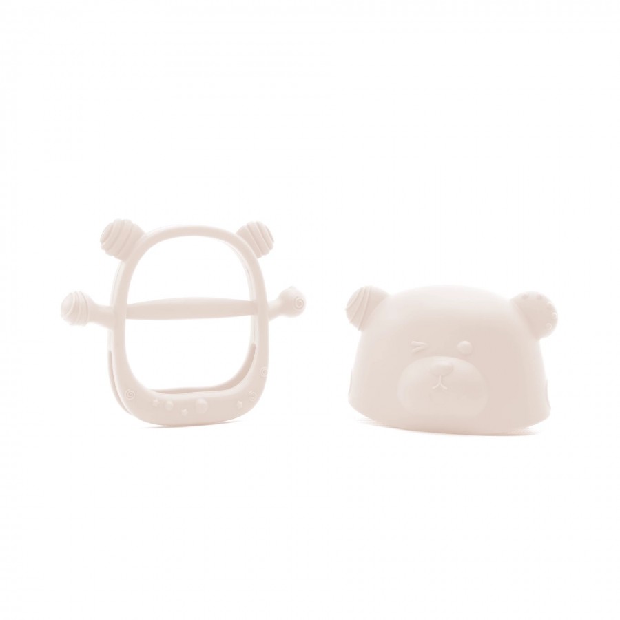 Kidnort Μασητικό Σιλικόνης Glitre Beige (KID000031)