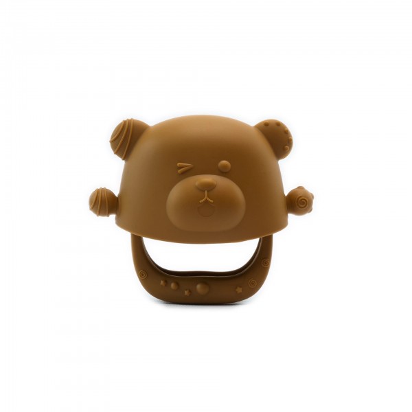 Kidnort Μασητικό Σιλικόνης Glitre Brown (KID000032)