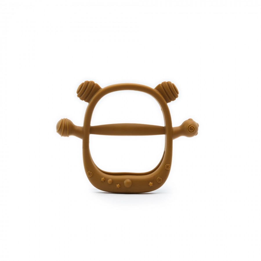 Kidnort Μασητικό Σιλικόνης Glitre Brown (KID000032)