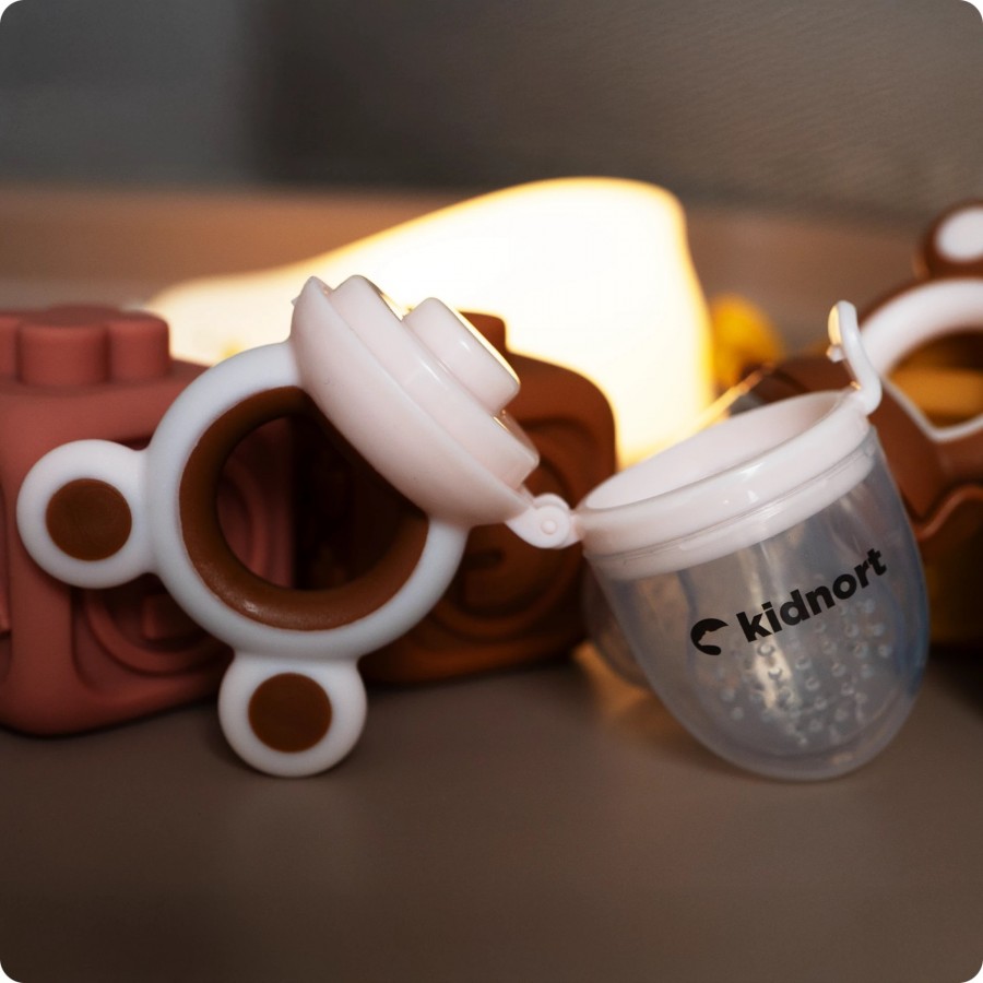 Kidnort Τροφοδότης Σιλικόνης 2in1 Tannleke Pink (KID000038)