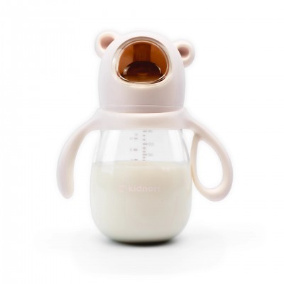 Kidnort Μπιμπερό Jordbaer 300ml Ροζ (KID000042)