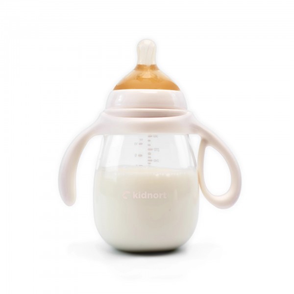 Kidnort Μπιμπερό Jordbaer 300ml Ροζ (KID000042)