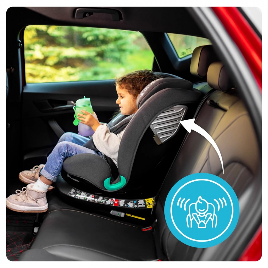 Kidnort Κάθισμα Αυτοκινήτου Radjur with top tether i-Size Grey (KNFOT000005)