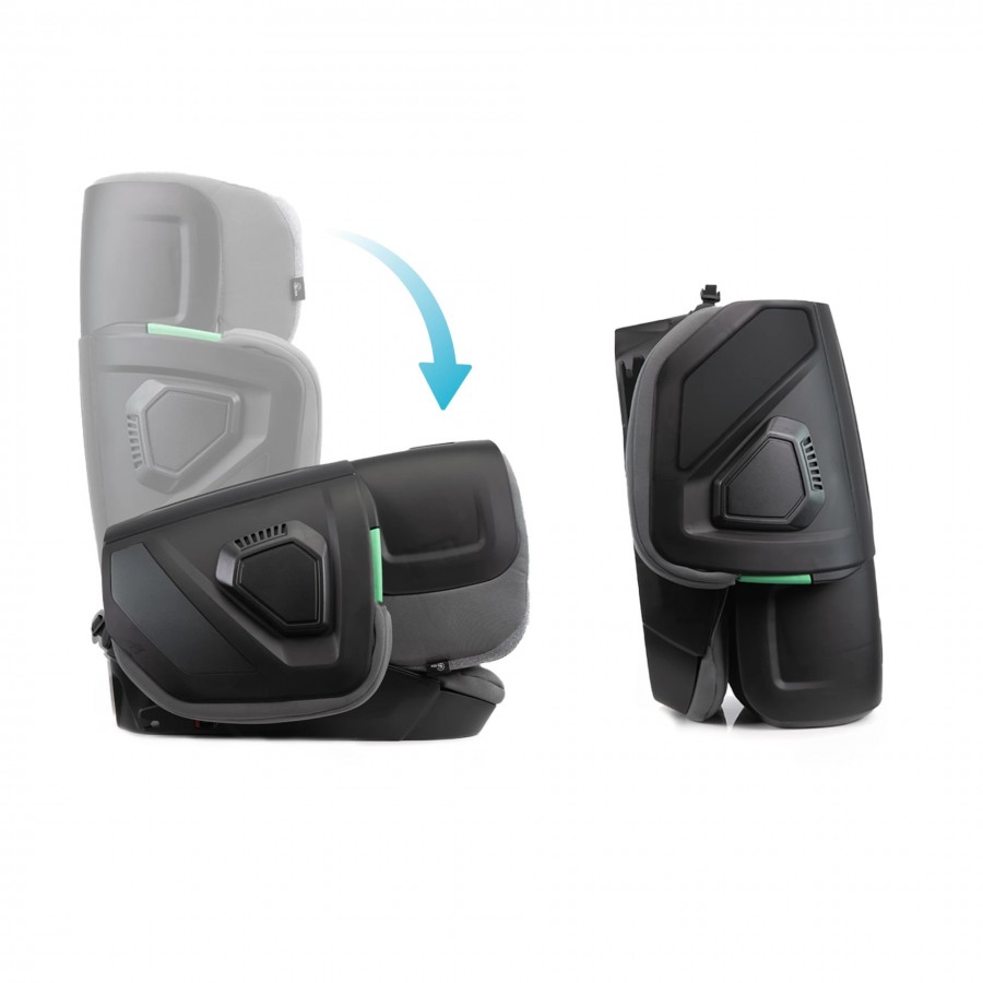 Kidnort Κάθισμα Αυτοκινήτου 100-150 cm Mane i-SIZE Grey (KNFOT000013)