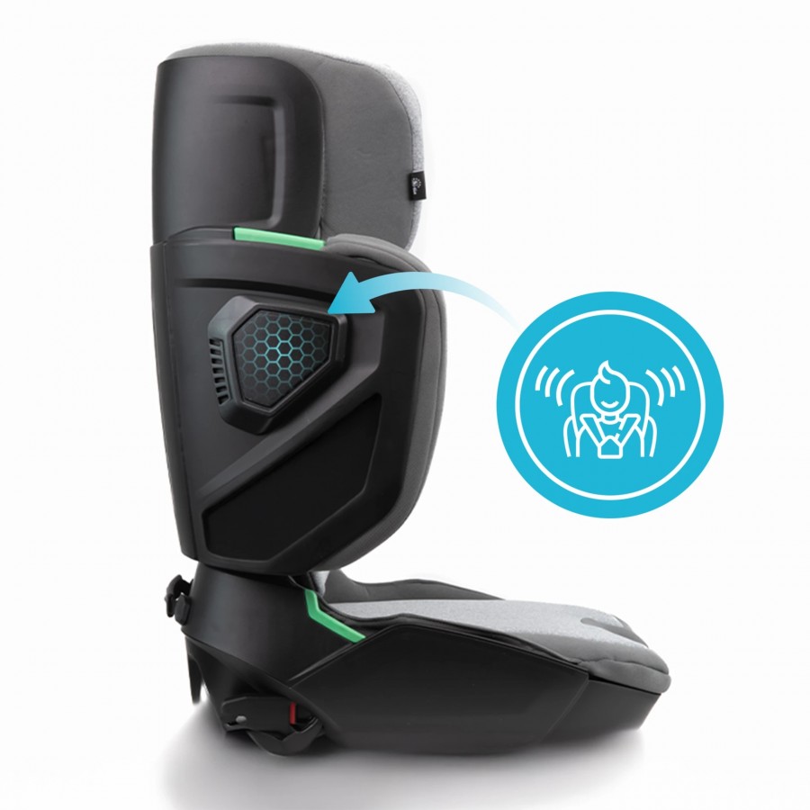 Kidnort Κάθισμα Αυτοκινήτου 100-150 cm Mane i-SIZE Grey (KNFOT000013)