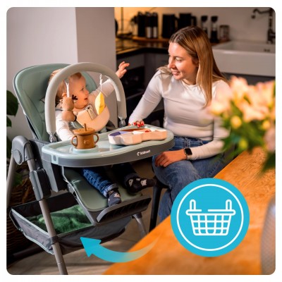 Kidnort Καρέκλα Φαγητού Jordgubbe Mint (KNKRZ000002)