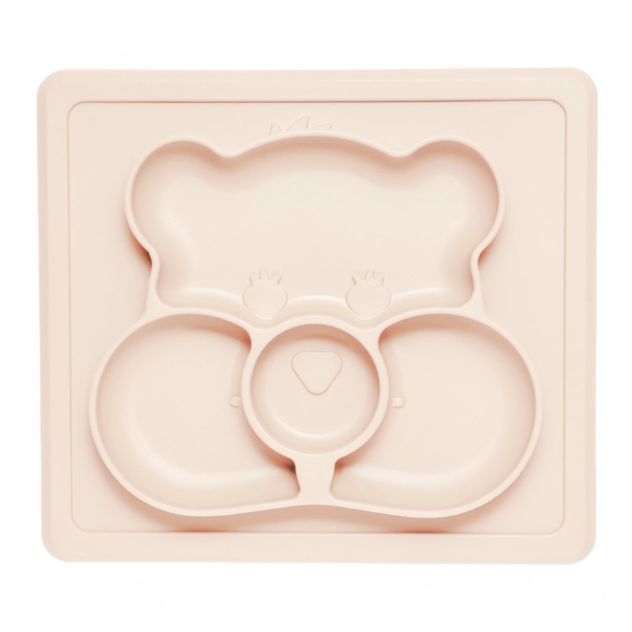 Kidnort Δίσκος Σιλικόνης με χωρίσματα Retter Beige (KNSIL000002)