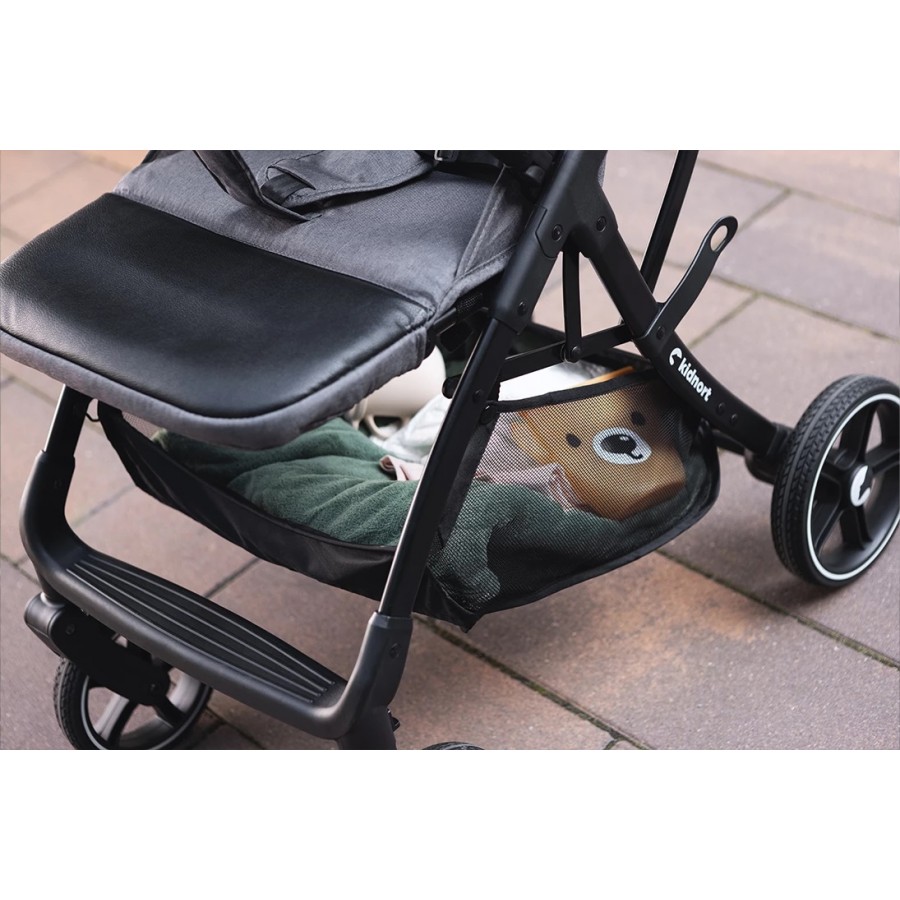 Kidnort Καρότσι Βόλτας Fjallrav Black (KNWOZ000003)