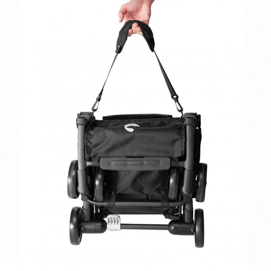 Kidnort Καρότσι Βόλτας Snopertel Black (KNWOZ000005)