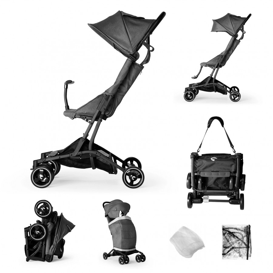 Kidnort Καρότσι Βόλτας Snopertel Grey (KNWOZ000006)