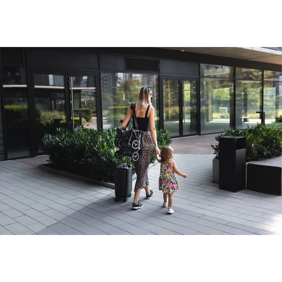 Kidnort Καρότσι Βόλτας Snopertel Black (KNWOZ000005)